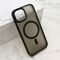 Zastitna maska (futrola) SILKY MAGSAFE II - iPhone 15 crna (MS).