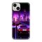 Zastitna ultra tanka (skin) maska / futrola PRINT CLEAR NEON WAVE - iPhone 14 (6.1) NW03 (MS).