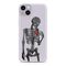 Zastitna ultra tanka (skin) maska / futrola PRINT CLEAR - iPhone 14 Plus (6.7) ND0303 (MS).