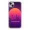 Zastitna ultra tanka (skin) maska / futrola PRINT CLEAR NEON WAVE - iPhone 14 Plus (6.7) NW04 (MS).