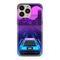 Zastitna ultra tanka (skin) maska / futrola PRINT CLEAR NEON WAVE - iPhone 14 Pro Max (6.7) NW02 (MS).