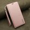 Zastitna maska (futrola) na preklop (bi fold) HANMAN - iPhone 15 Pro (6.1) svetlo roze (MS).