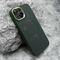Zastitna maska (futrola) CARBON MagSafe - iPhone 14 (6.1) zelena (MS).