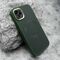 Zastitna maska (futrola) CARBON MagSafe - iPhone 11 (6.1) zelena (MS).