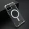 Zastitna maska (futrola) CRASHPROOF MAGNETIC CONNECTION - iPhone 15 providna (bela) (MS).