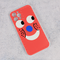 Zastitna maska (futrola) Smile face - iPhone 12 Pro 6.1 crvena.