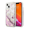 Zastitna maska (futrola) Guess Hc Liquid Glitter Peony - iPhone 13 roze (GUHCP13MLGPEPI).