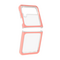 Zastitna maska (futrola) Color HD - Samsung F721B Samsung F721 Galaxy Z Flip 4 roze.
