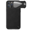Zastitna maska (futrola) Nillkin CamShield Leather S - iPhone 14 Pro Max 6.7 crna.