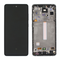 LCD displej (ekran) - Samsung A528B/Galaxy A52s 5G + touchscreen + okvir crni Service Pack ORG/GH82-26861A.