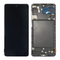 LCD displej (ekran) - Samsung A715/Galaxy A71 + touchscreen + okvir crni (Smaller Display Size) OLED.