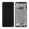 LCD displej (ekran) - Samsung A325/Galaxy A32 2021 + touchscreen + okvir crni Service Pack ORG/GH82-25566A.