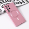 Zastitna maska (futrola) Magsafe Chrome - Samsung S938 Galaxy S25 Ultra roze.