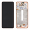 LCD displej (ekran) - Samsung A336/Galaxy A33 5G + touchscreen + okvir Awesome Pech/Gold Service Pack ORG/GH82-28143D.