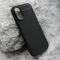 Zastitna silikonska maska (futrola) BRUSHED - iPhone 16 (6.1) crna (MS).
