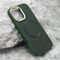 Zastitna maska (futrola) CARBON MagSafe - iphone 16 (6.1) zelena (big camera) (MS).