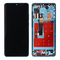 LCD displej (ekran) - Huawei P30 PRO + touchscreen crni + okvir Aurora Blue OEM.