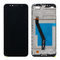 LCD displej (ekran) - Huawei Y6 2018/Honor 7A+touch screen crni+frame.