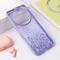 Zastitna maska (futrola) okvir Glitter - Xiaomi Redmi 14C ljubicasta.