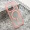 Zastitna maska (futrola) BLURRY MagSafe - iPhone 16 Pro (6.3) roze (MS).