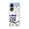 Zastitna ultra tanka (skin) maska / futrola PRINT - Huawei Honor 70 Owl.