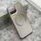 Zastitna maska (futrola) COLOR METAL MagSafe - iPhone 15 srebrna (MS).