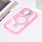 Zastitna maska (futrola) Magsafe Transparent - iPhone 16 6.1 pink.