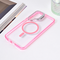 Zastitna maska (futrola) Magsafe Transparent - Samsung S926B Galaxy S24 Plus pink.