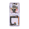 LCD displej (ekran) - Samsung F711B/Galaxy Samsung F771B Galaxy Z Flip3 5G + touchscreen + okvir Purple Service Pack ORG/GH82-27244D.