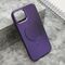 Zastitna maska (futrola) COLOR METAL MagSafe - iPhone 14 (6.1) ljubicasta (MS).