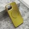 Zastitna maska (futrola) COLOR METAL MagSafe - iPhone 14 (6.1) zlatna (MS).