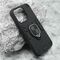 Zastitna maska (futrola) Square Ring - iPhone 15 Pro (6.1) crna (MS).