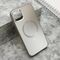 Zastitna maska (futrola) COLOR METAL MagSafe - iPhone 11 (6.1) srebrna (MS).