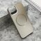Zastitna maska (futrola) COLOR METAL MagSafe - iPhone 14 (6.1) srebrna (MS).